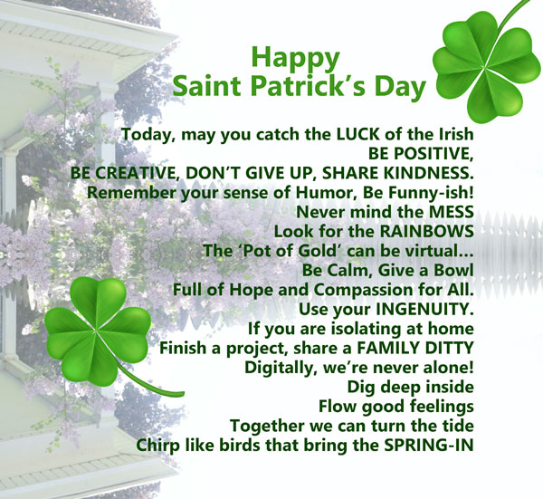 Happy Saint Patrick's Day And Time-Out - Astoria Magazine