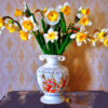 Daffodils in Antique Vase