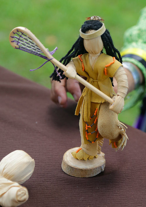 An Iroquois Corn Husk Doll Warrior