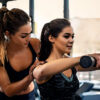 Personal trainer helps you work out and stay healthy.