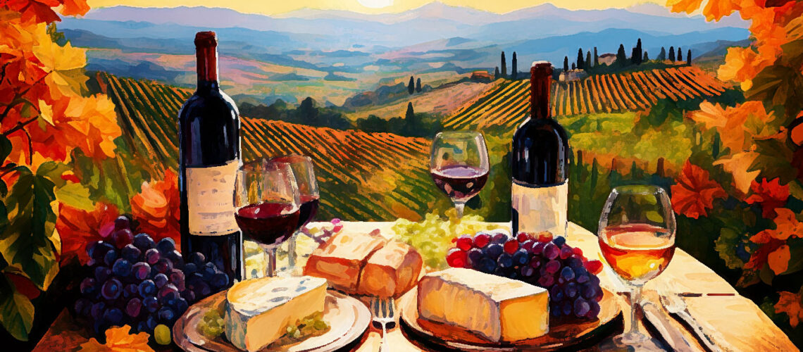 Wine tasting in Tuscany